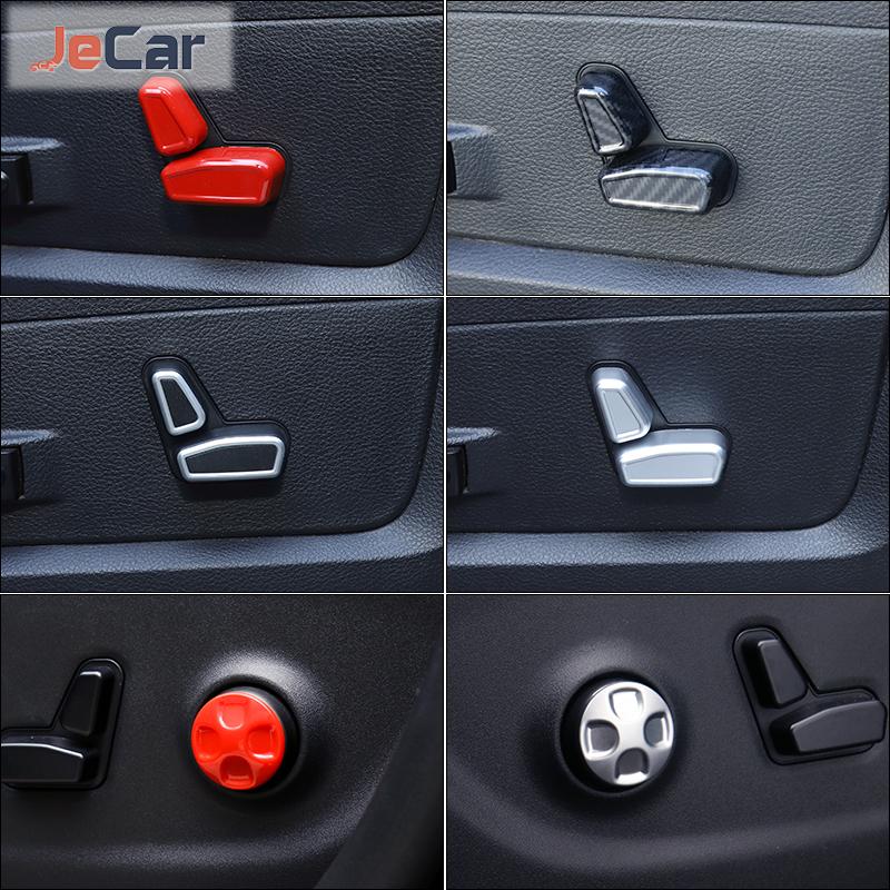 ABS Car Electric Seat Adjustment Decoration Cover Trim Sticker For Dodge Charger Durango 2011 UP/ RAM 2018 UP Car