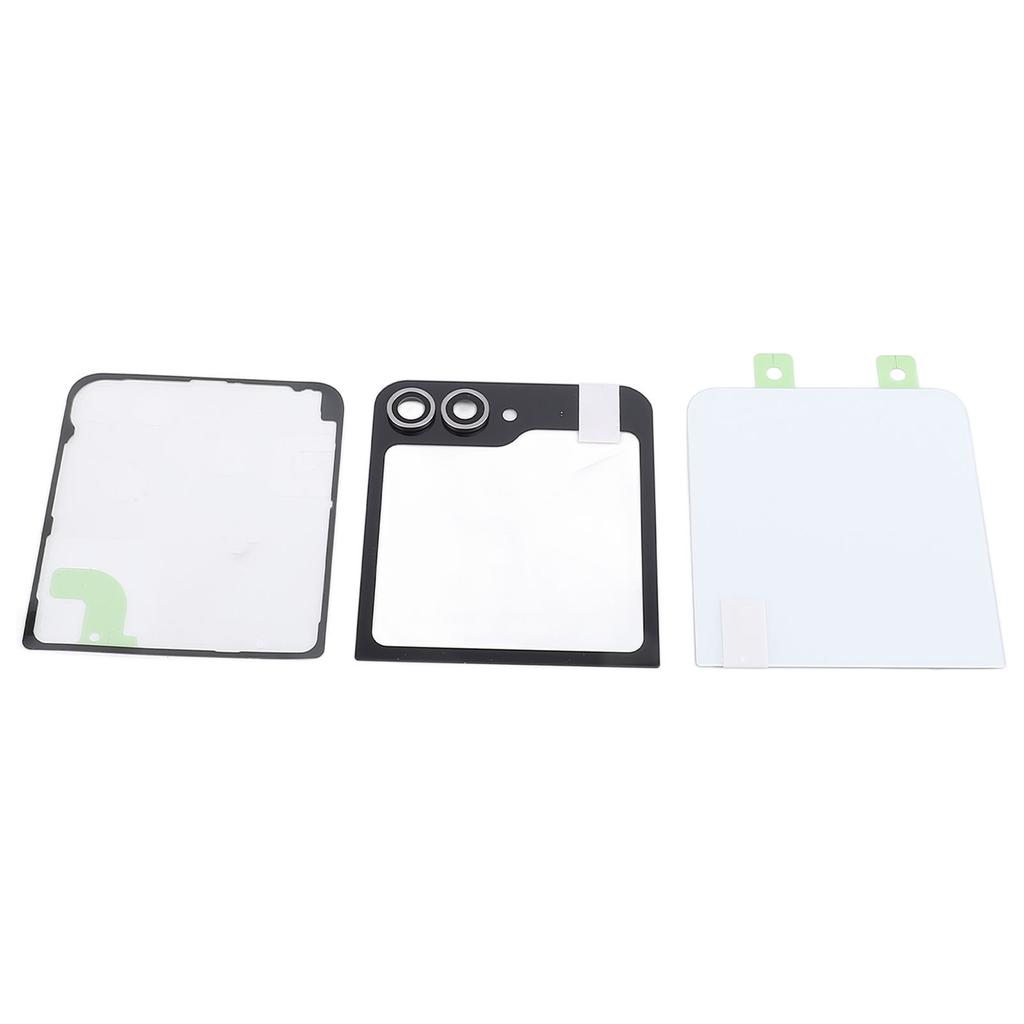 Flip Phone Back Cover Glass with Pre Installed Lens Repair Tool Kit Flip Phone Back Glass Replacement for Galaxy Z Flip