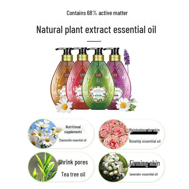 Foretty Lavender Essential Oil Liquid Soap 520ml