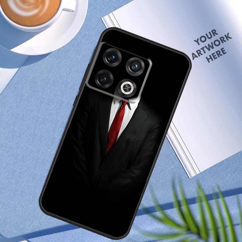 Чехол-портфель для костюма и галстука для OnePlus 12 11 12R 10 9 Pro 10R 9R 8T 10T Nord 2 2T CE 3 Lite CE4 N10 N20 N30