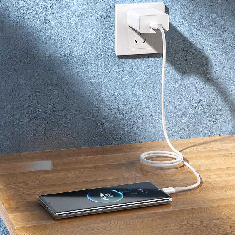 Двойной кабель быстрой зарядки Type-C мощностью 100 Вт с чипом для телефонов Huawei, Xiaomi, Vivo и Honor