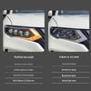 Светодиодная хрустальная сборка фары-проектора для Nissan X-Trail 17-22: Дневные ходовые огни и динамические указатели поворота