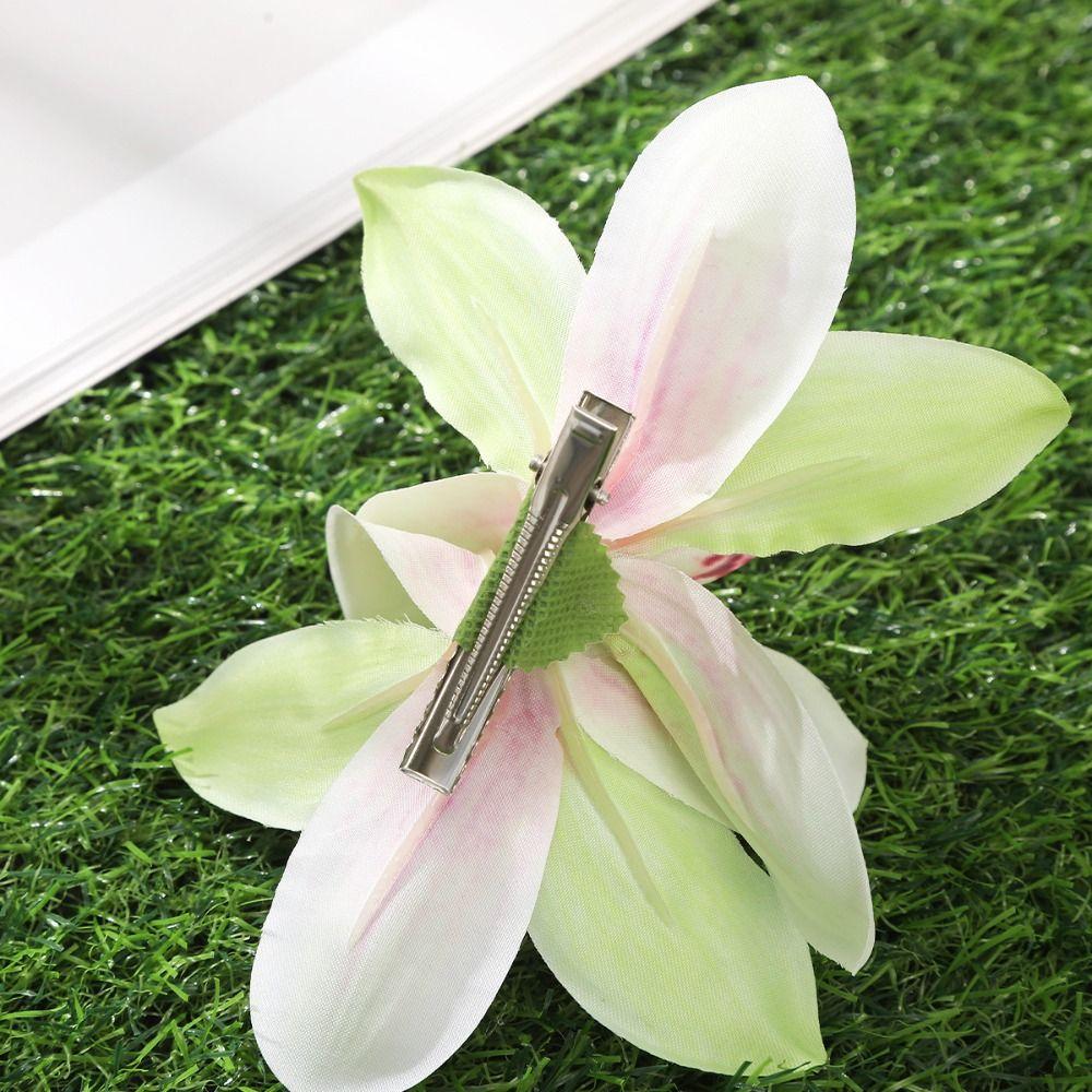 Barrettes Orchid Flower Hairpin Bohemia Korean Style Hairpins  Daily