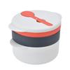 Prevent Burns Handle Microwave Steaming Container  Home Cooking