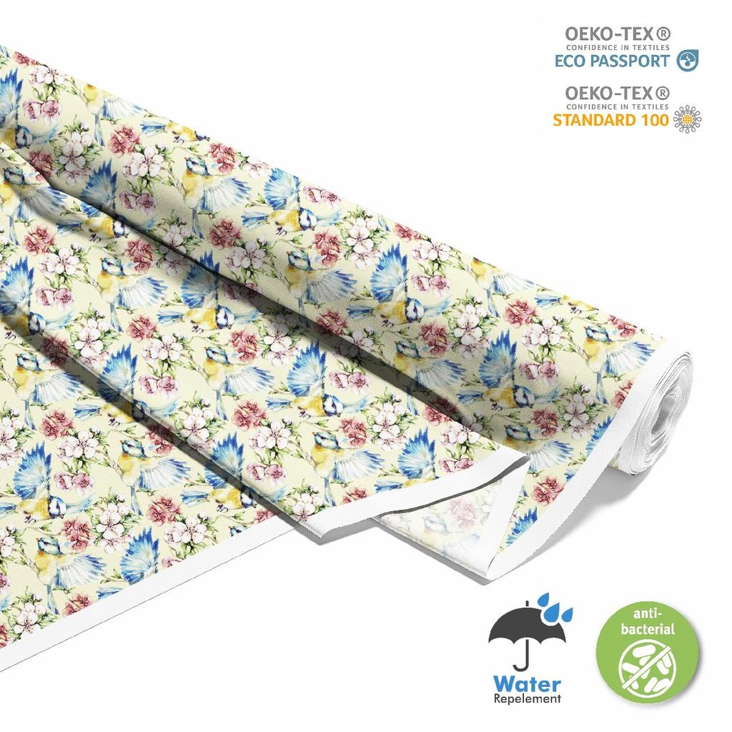 Outdoor Dekostoffe Oxford - Motiv Aquarell Meise I Dx133