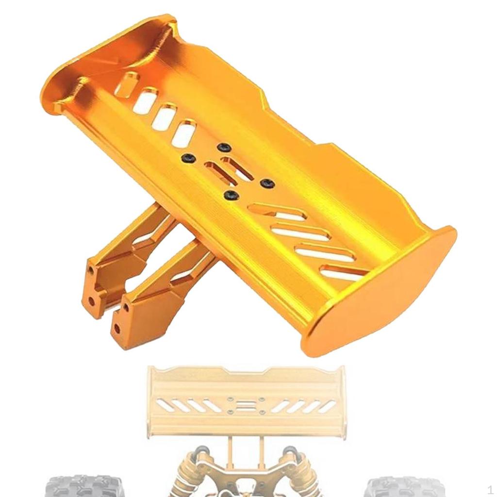 RC Tail Wing 1/14 1/12 Rear Spoiler Easy Installation Modification Bracket Aluminum