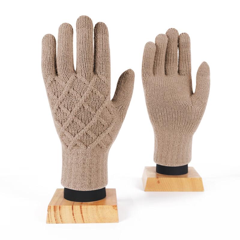 REACH STAR Winter Pineapple-Knit Touchscreen Gloves
