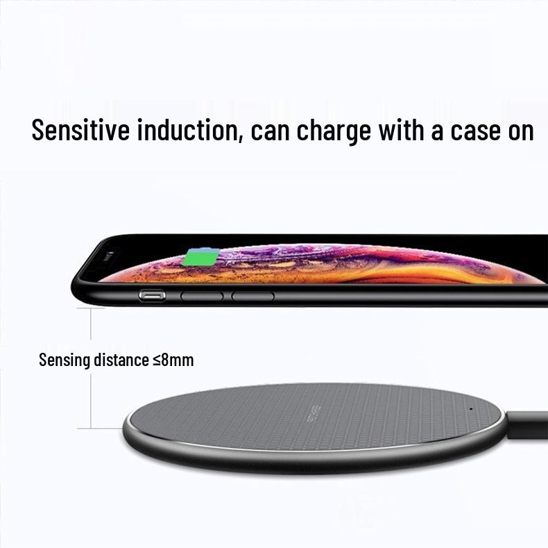 Ультратонкое Быстрое Беспроводное Зарядное Устройство 15 Вт для Телефонов Apple