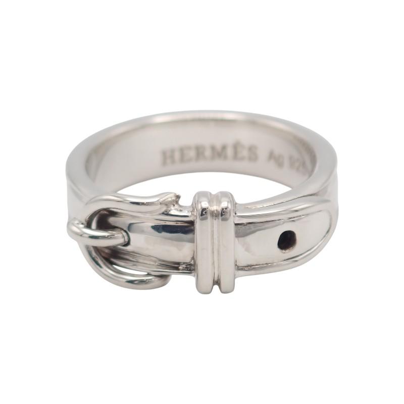 HERMES  #10(Размер Японии) 50  кольцо Серебро925 Женское