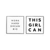 Trendy This Girl Can Enamel Brooch Pin Versatile Alloy Badge For Women And Men Fashion