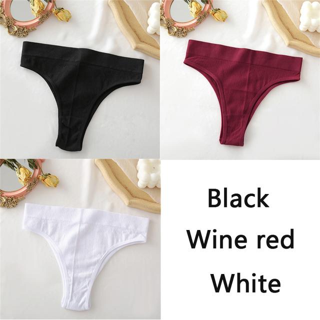Women's Panties Seamless High Waisted Underwear Women Comfortable Panties Women Sexy Underpants For Women 3PCS/Set