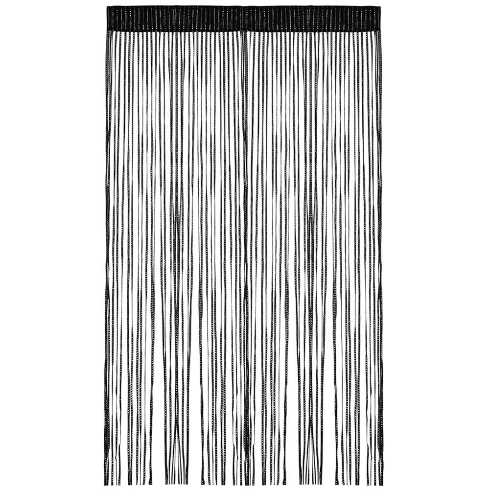 100cm X 200cm Silver Ribbon Thread Fringe Hanging Home Tassel Screen Door Divider for Wedding Party Hotel Living Room Restaurant