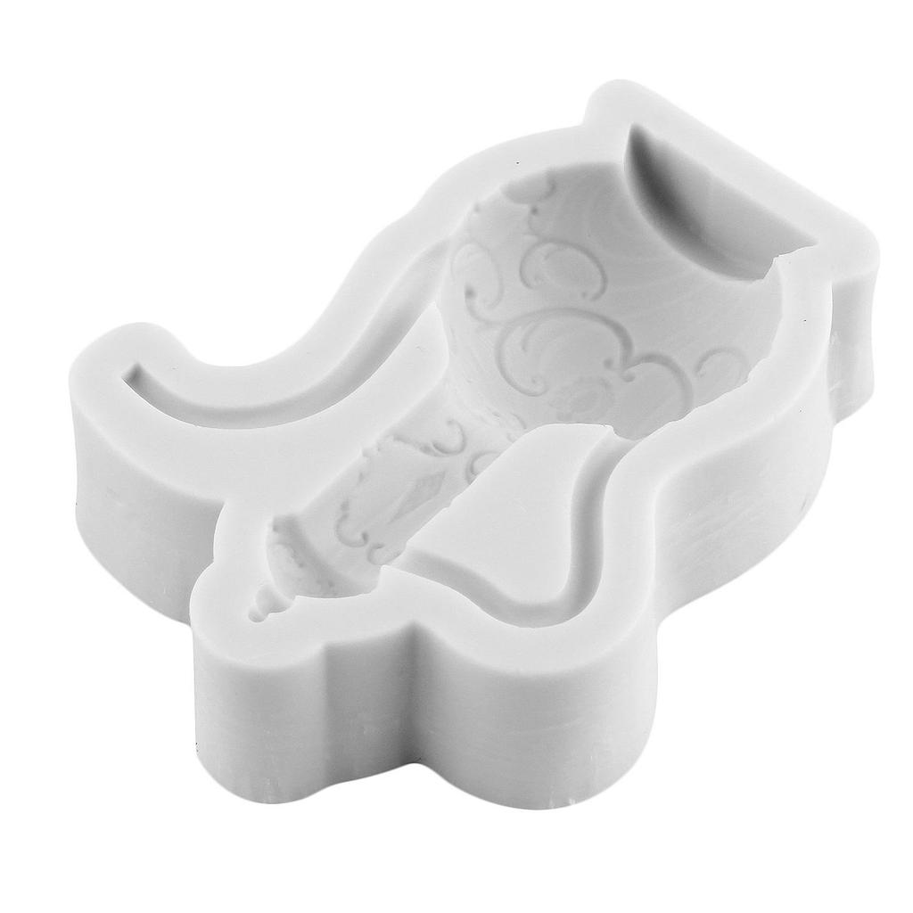 Форма из силикона для чаепития Чайник Чайная чашка Формы для мастики Инструменты для украшения торта Топпер для кекса Конфета Смола Глина Шоколад Форма для гампасты