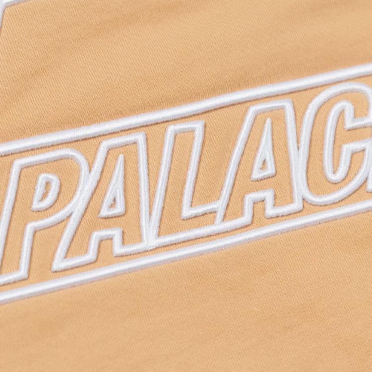 Palace Свитшот с круглым вырезом Outliner Designer с принтом-треугольником на спине, унисекс, желтый P20CS144