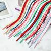 Fashion Rainbow Ice Cream Shoelace Flat Shoe Laces Cream Macaron Shoelaces for Sneakers 120/140/160cm Shoes Strings Accesories