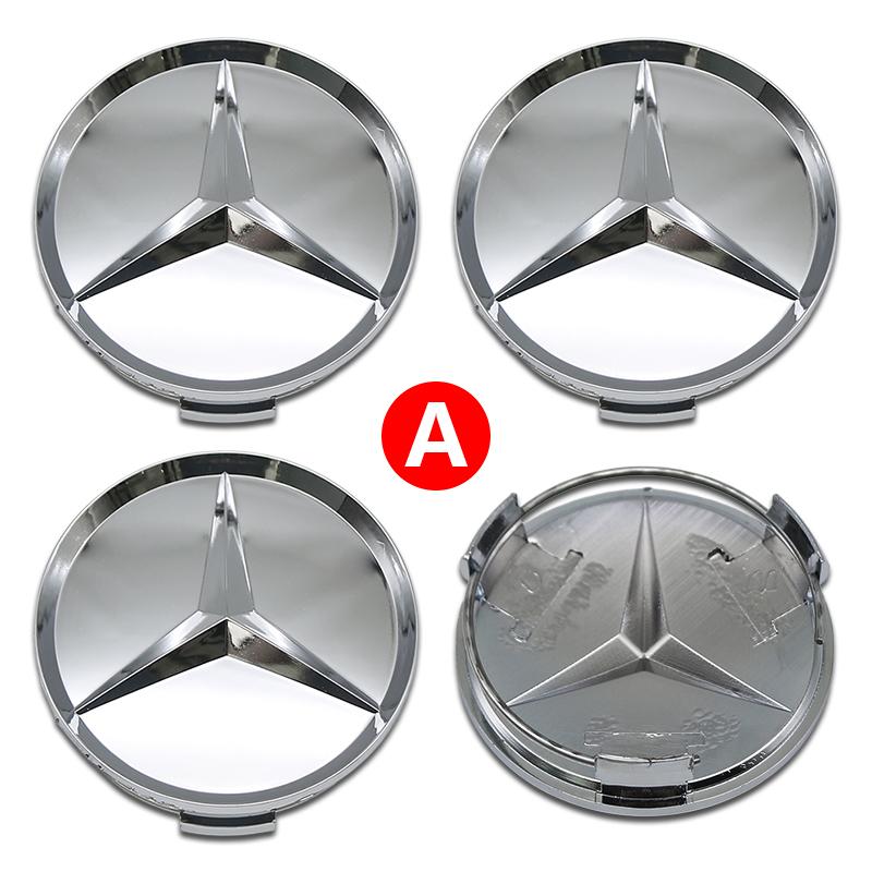 CRX1 Car Wheel Center Hub Caps 56mm 60mm 75mm ABS For Mercedes Benz W205 W166 W167 B C E S Class C200L GLC GLK CLA Replacement Parts