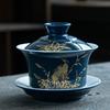 Китайские традиции Гай Ван 4,5-дюймовый чайный сервиз Bone Kung Fu Чайный сервиз Чайная чашка Фарфоровая чаша для путешествий Красивый и легкий чайник