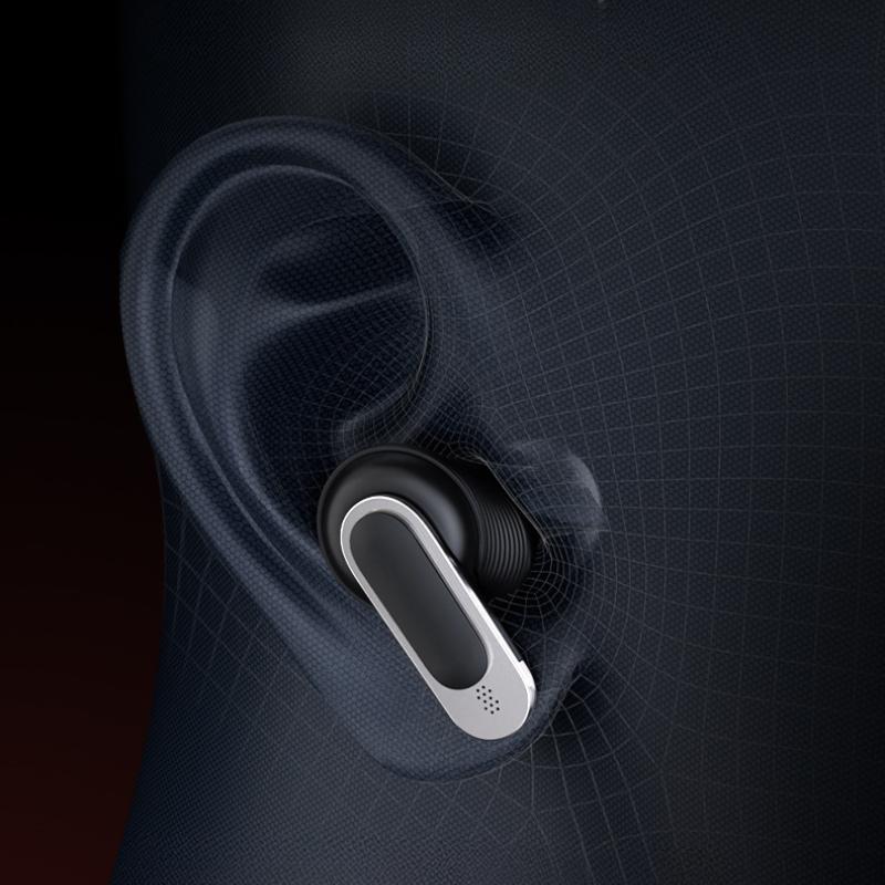 ANC Active Noise Reduction Wireless Bluetooth Headset Ultra Long Life Intelligent Color Screen LED Touch
