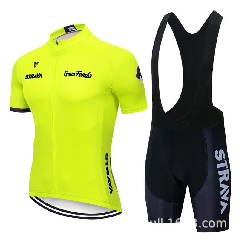 20 Styles Strava Cycling Jersey Set Breathable Quick-Dry Bike Shorts Road Mountain Biking Unisex