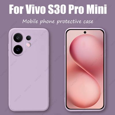 Для Vivo S30 Pro Mini чехол Для Vivo S30 S30 Pro Mini Чехол ТПУ Роскошный Ударопрочный Жидкий Силиконовый Защитный Чехол для Телефона Vivo S30