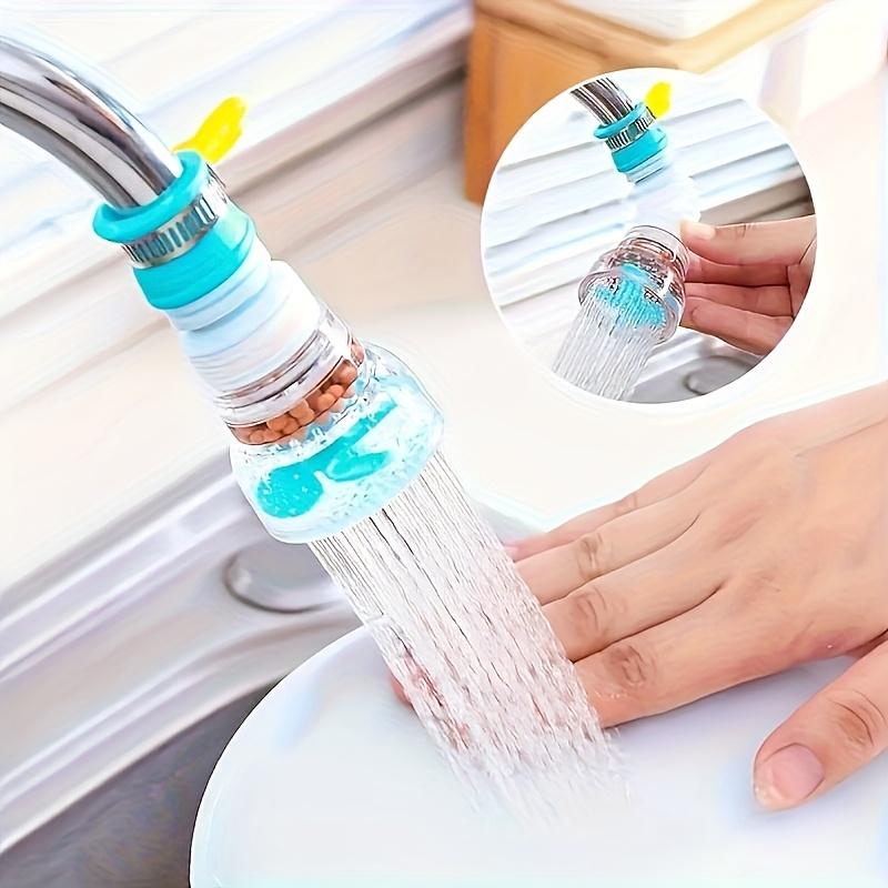Universal 360° Rotating Faucet Nozzle, Water Saving Filter Sprayer, Quick Release for Kitchen/Bathroom Sink Cleaning