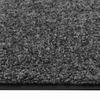 vidaXL Fußmatte Waschbar Anthrazit 90x150 cm