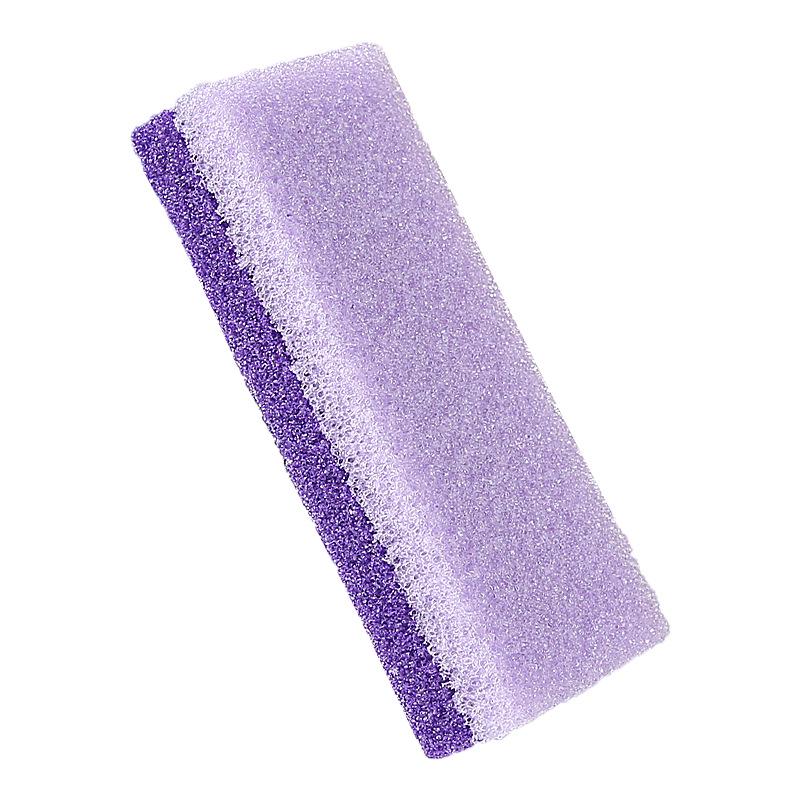 Двусторонняя полосатая пемза для ног: Инструмент для педикюра для массажа стоп и удаления огрубевшей кожи.