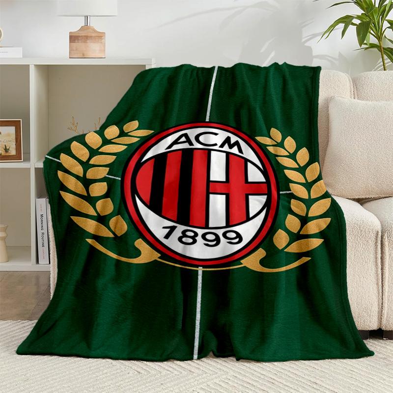 1PC 1909 Football Club Flannel Blanket Gift, Suitable for Both Men And Women, Soft Ideal for Beds And Sofa, Birthday Or Christmas Gift