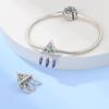 Dreamcatcher Style Moon Pendant 925 Silver Beads DIY Bracelet Jewelry Making Kit