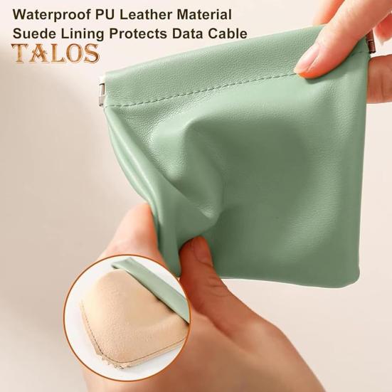 3 шт. Портативная сумка для хранения, легкая застежка-кнопка, органайзер, косметичка, универсальная карманная косметичка