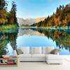 Настенные обои 3d Lake Forest Mountain Wall Mural Living Room Tv Bedroom Home Decor Wallpaper