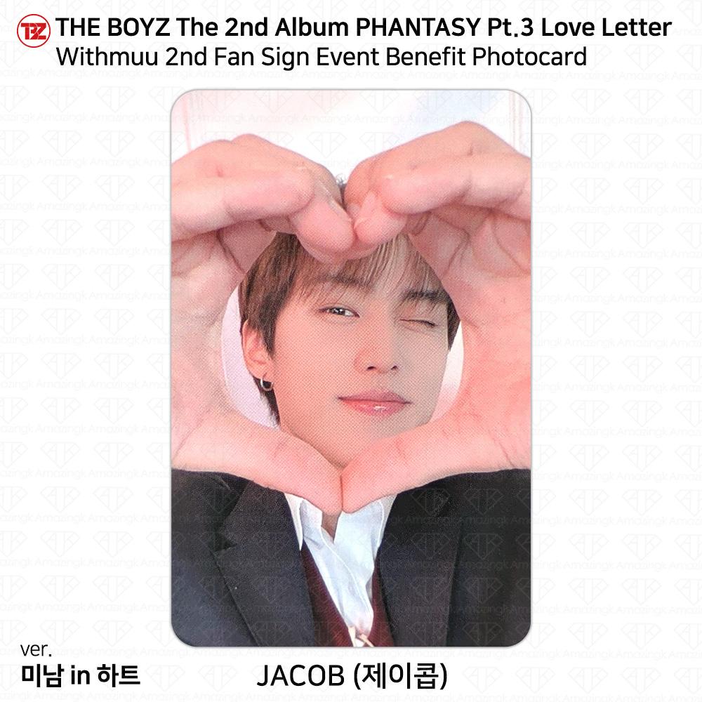 THE BOYZ Phantasy Pt.3 Love Letter Withmuu 2nd Fan Sign Benefit Photocard KPOP