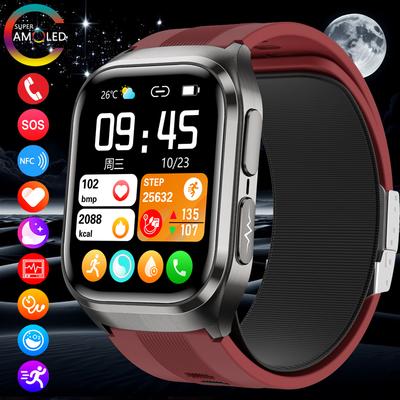 SACOSDING Новейшие смарт-часы Воздушный насос AirBag Кровяное давление Кислород в крови ЭКГ Мониторинг здоровья Фитнес-трекер Smartwatch