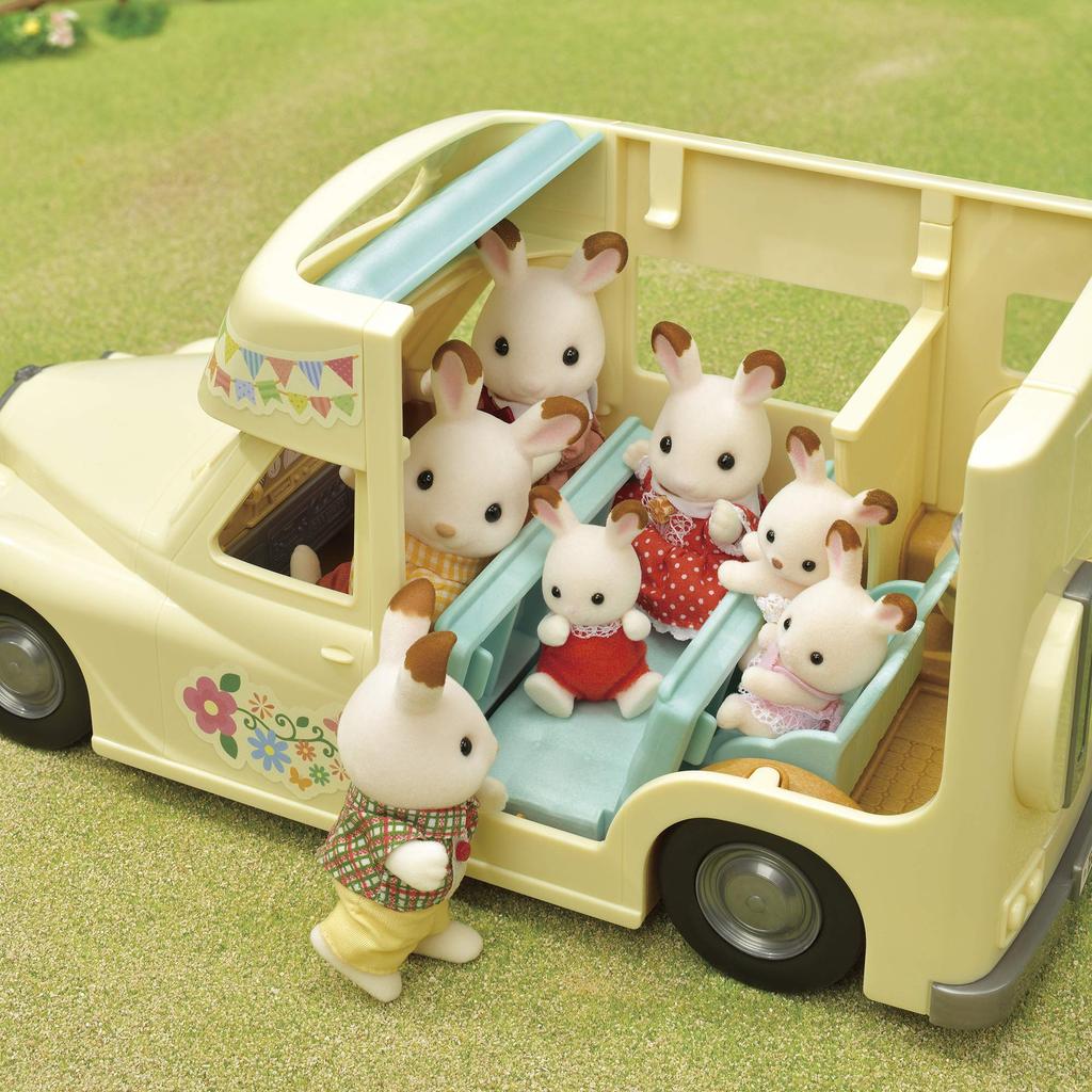 Sylvanian Families Машинки Ночной Кемпер ST Сертифицирован Маркой Возраст Игрушка Кукольный Домик Sylvanian Families Epoch [Всеобщий Фургон] CO-63 3+ ООО