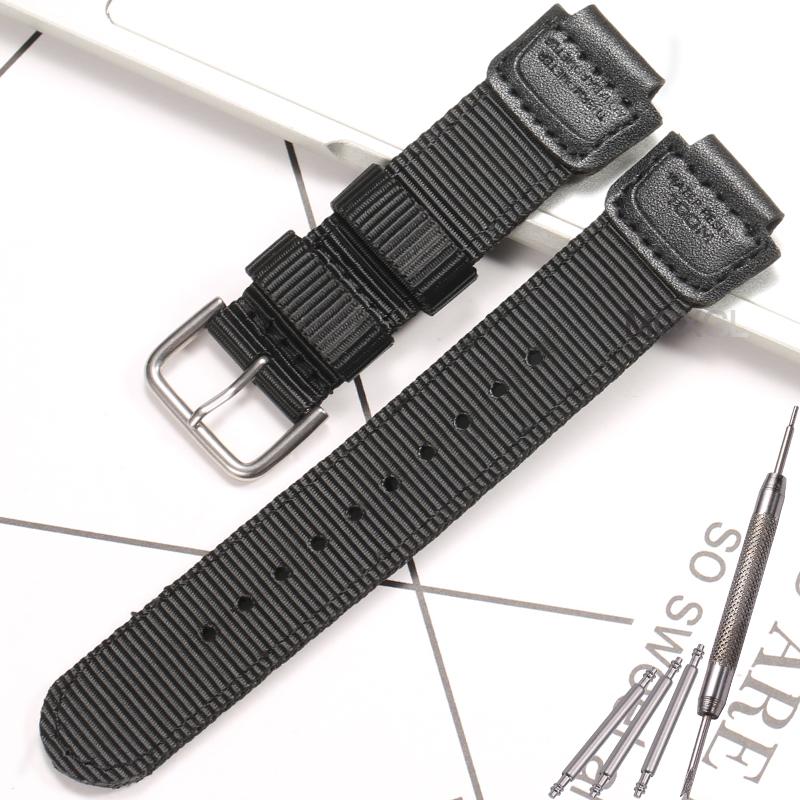 Ремешок для Casio G-Shock GA100/110/120/150/200/400 GD-100/110/120 DW-5600 GW-6900 Браслет 16 мм Нейлоновый ремешок