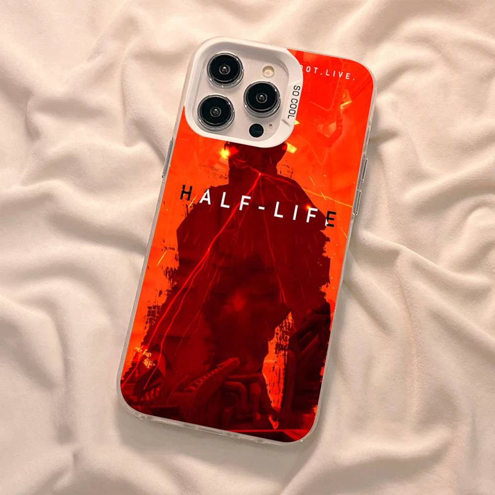Чехол для телефона Half Life Для iPhone 17 16 Plus Pro Max 15 14 13 12 11 Матовый Цветной