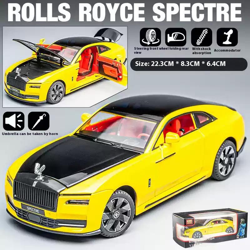1/24 Scale Rolls Shining Alloy Model Toy Vehicle, Best Collection for Vehicle Enthusiasts, Christmas/Birthday Gifts