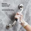 Stainless Steel Shower Handle Silicone Handrails Anti Slip Toilet Handrail Prevent Falls Thicken Towel Bar Elderly Safety