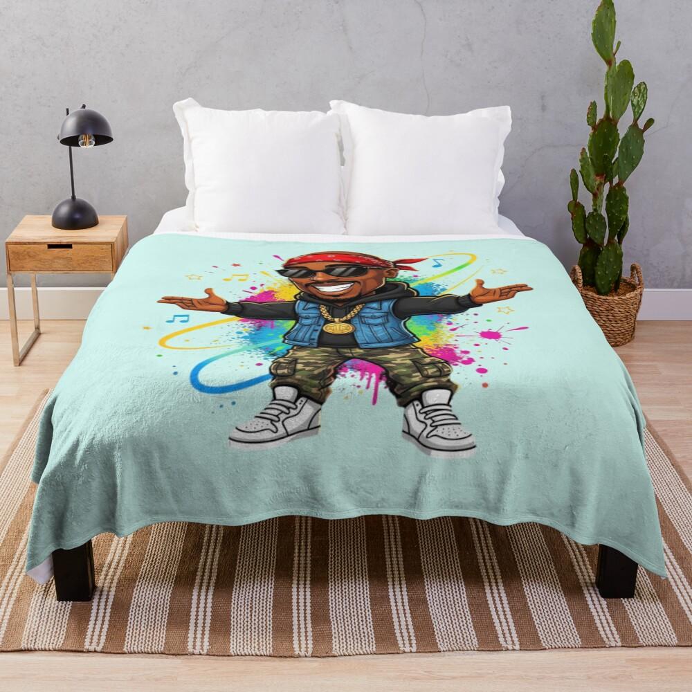 Hip Hop Throw Blanket