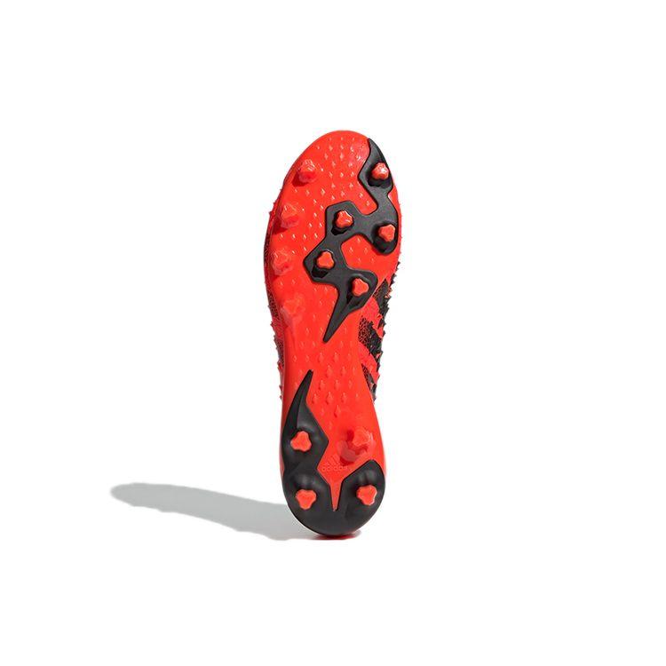 Adidas Predator Freak.1 AG Demonskin - Солнечно-красные мужские кроссовки Core-Black FY6253