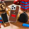 Domo kun cute cartoon anime pattern Phone Case for iPhone 16 15 14 13 12 11 Pro Max Sheepskin Silver-edged protective case