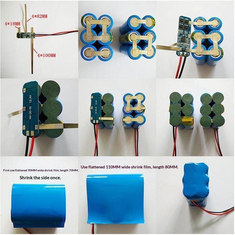 Плата защиты BMS 3S 10A 11.1V 12.6V Li-ion Литий-ионный Модуль Зарядного Устройства для Батарей 12V 18650 Плата Аккумуляторной Схемы с Защитой от Перезаряда и Глубокого Разряда