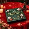 Panda Christmas Countdown Calendar - 24 Days Flat Panda Ornament Advent Calendar for Wall, Desk, Tree,  Gift for Kids, Teens