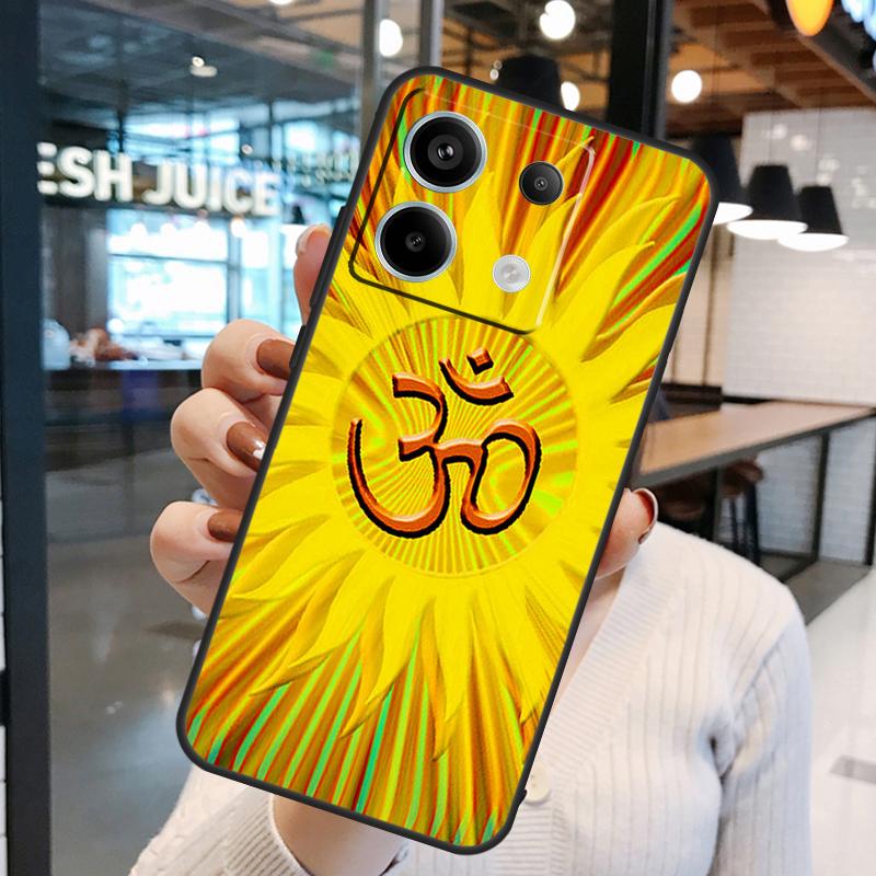 Чехол со знаком Йоги Аум Ом для Xiaomi Redmi Note 14 Pro 10 11 12 13 15 Pro Plus Redmi 15C 14C 10C 12C 13C 15