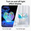 Yousheng Love Heart Night Light Призматический переливающийся 3D светодиодный светильник в форме сердца для спальни, атмосферная лампа, подарки для влюбленных друзей
