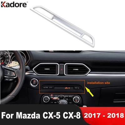 Для Mazda CX5 CX-5 KF CX-8 CX8 2017 2018 ABS Матовый Панель Кнопки Переключателя Подогрева Сидений Автомобиля Накладка Декоративные Элементы Салона Аксессуары