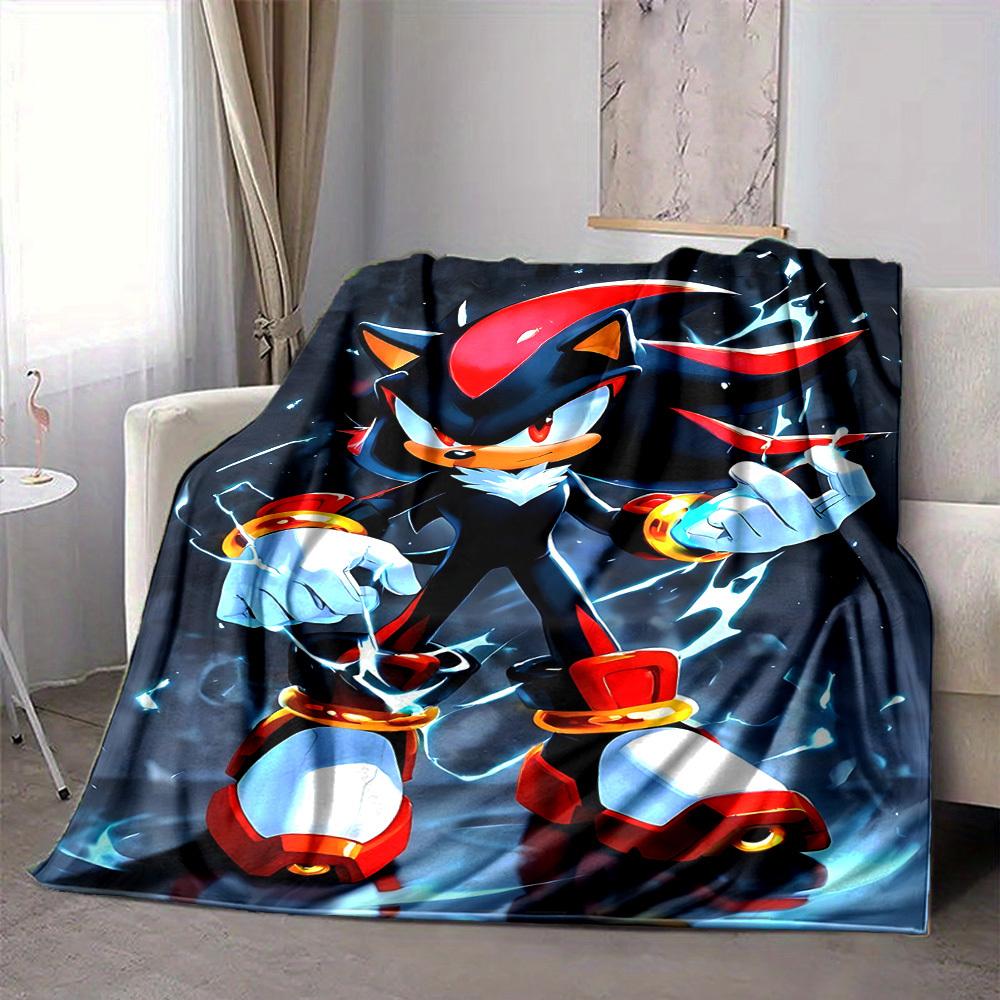 1pc Shadow Sonic Soft Skin-Friendly Flannel with Digital Printing, Various Sizes Available for Family, Friends, Birthday005