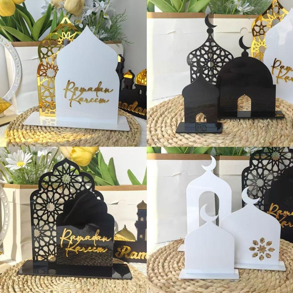 Acrylic Kareem Mosque Ornaments DIY Eid Mubarak Decoration Ramadan Ornaments  Gift