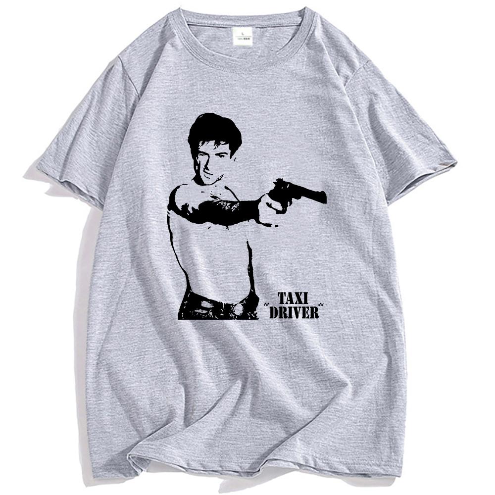 Taxi Driver T-Shirt Classic Movie Graphic Tee Robert De Niro Film Merch Cotton Short Sleeve Tshirts Men Women Unisex Tops