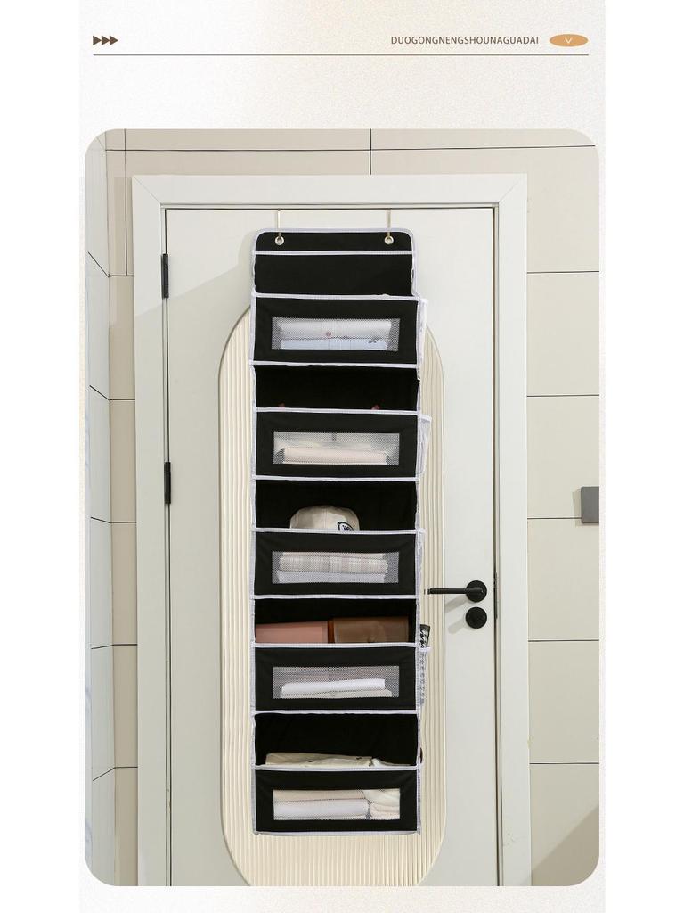 Настенная складная подвесная сумка для хранения с окошком - Большая вместимость для игрушек и мелочей